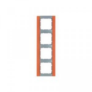 Рамка 4-ая, вертикальная (алюминий/оранжевый)