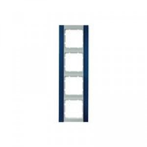 Рамка 4-ая вертикальная (белый/синий)