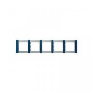Рамка 5-ая горизонтальная (белый/синий)