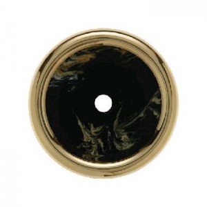Накладка для поворотных выключателей (черный, декор под мрамор)