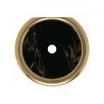 Оконечная накладка для поворотных выключателей (черный, декор под мрамор)