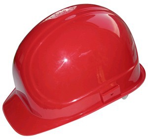 Защитный шлем для электромонтера, красный