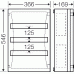 Корпус для модульных автоматических выключателей с боковыми панелями FP 1415