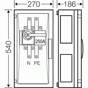 Корпус выключателей нагрузки FP 5312