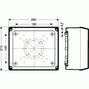 Кабельная ответвительная коробка с клеммами FIXCONNECT&reg; KC 9355